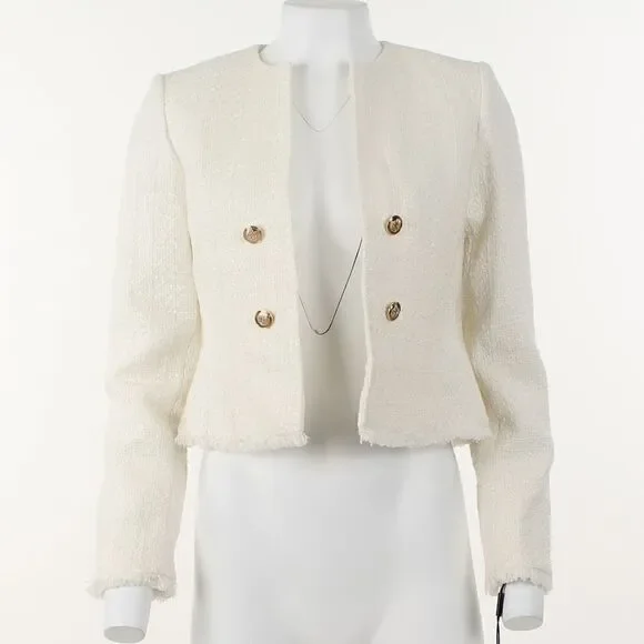 Calvin Klein Petite Tweed Blazer - Picture 2 of 5